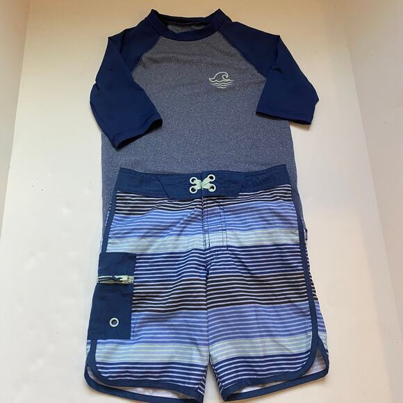 Cat & Jack Rash Guards Swim Bottoms Trunks Mix & Match Bundle Set - Picture 3 of 3